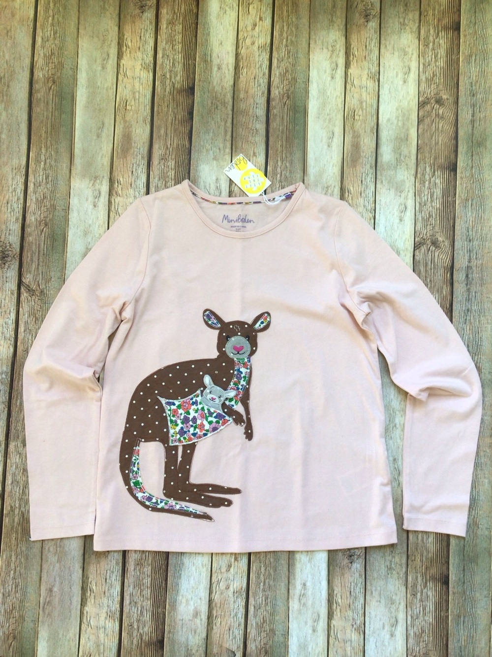 NWT Mini Boden Kangaroo Pouch Tee